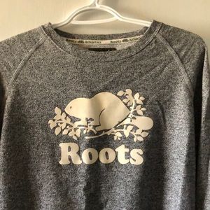 Roots Salt and Pepper Crewneck